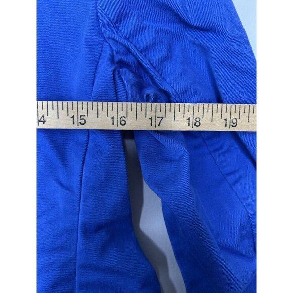 Talbots Womens Cotton Blue Blazer Jacket Single Breasted Long Sleeve Size 10 - Picture 11 of 11